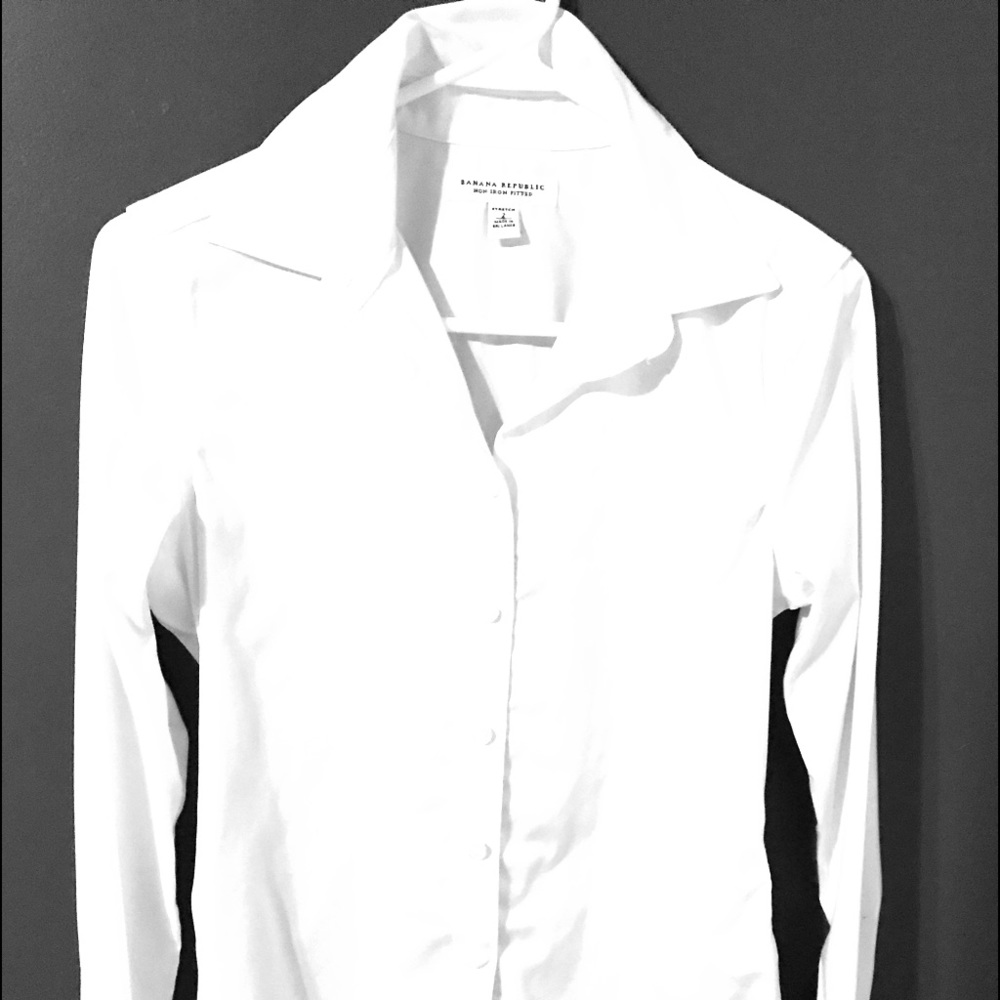Banana Republic Classic White Shirt